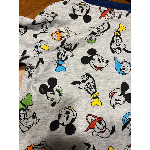 Disney Mickey Mouse & Friends All Over Print Gray Sweatshirt Kids XL F52‎ - Picture 3 of 7
